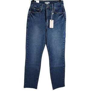 Good American Good‎ Classic Raw Hem Jeans 4/27 NWT